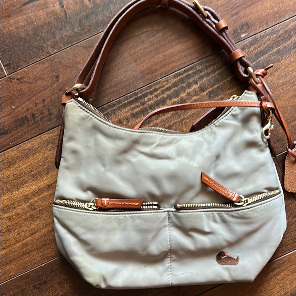 Dooney and Bourke Classic Tan Leather Shoulder Bag